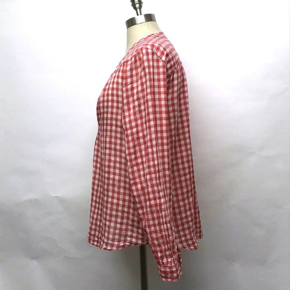 ❌❌SOLD❌❌ HOLDING HORSES GINGHAM Devon Top 10 12 - Picture 5 of 8